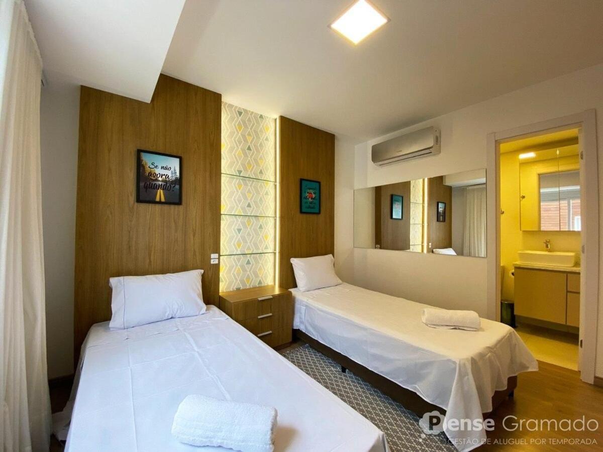 Apartamento 2 Suites - 650M Da Rua Coberta Gramado Kültér fotó